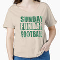 Sunday Funday Football T-Shirt - Minimalist Print Unisex - T-Shirt, Sweatshirt, Hoodie