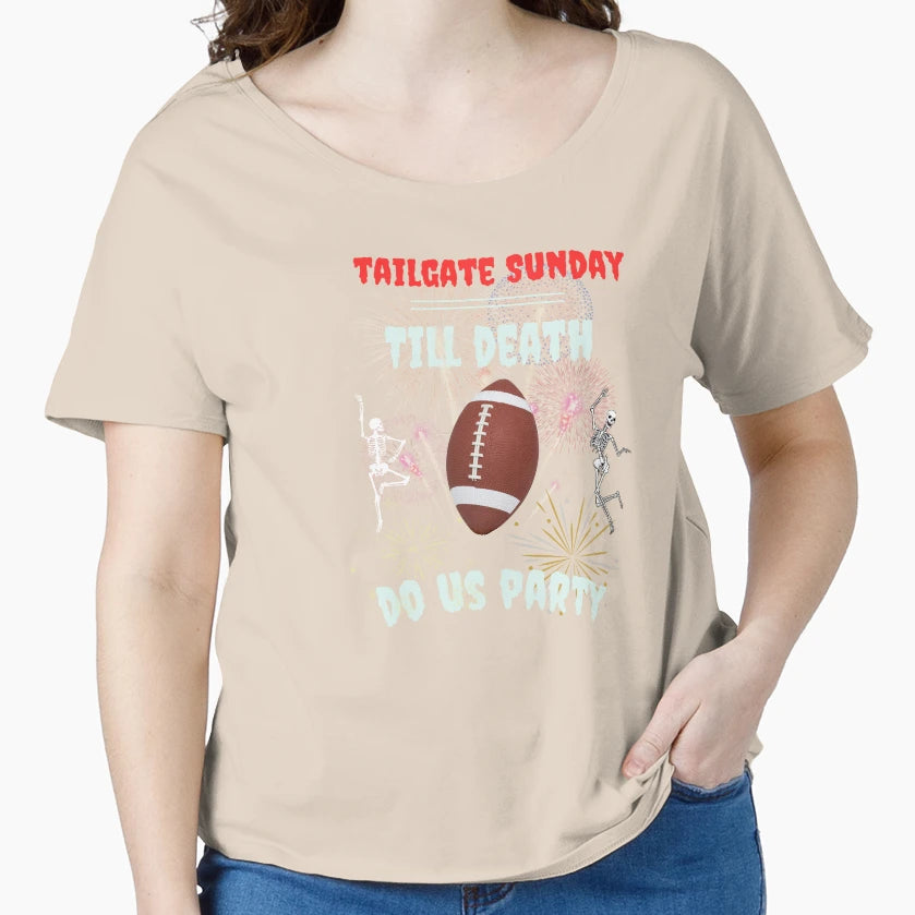 Tailgate Sunday Till Death Do Us T-Shirt - Casual Everyday Wear Men Women - T-Shirt, Sweatshirt, Hoodie