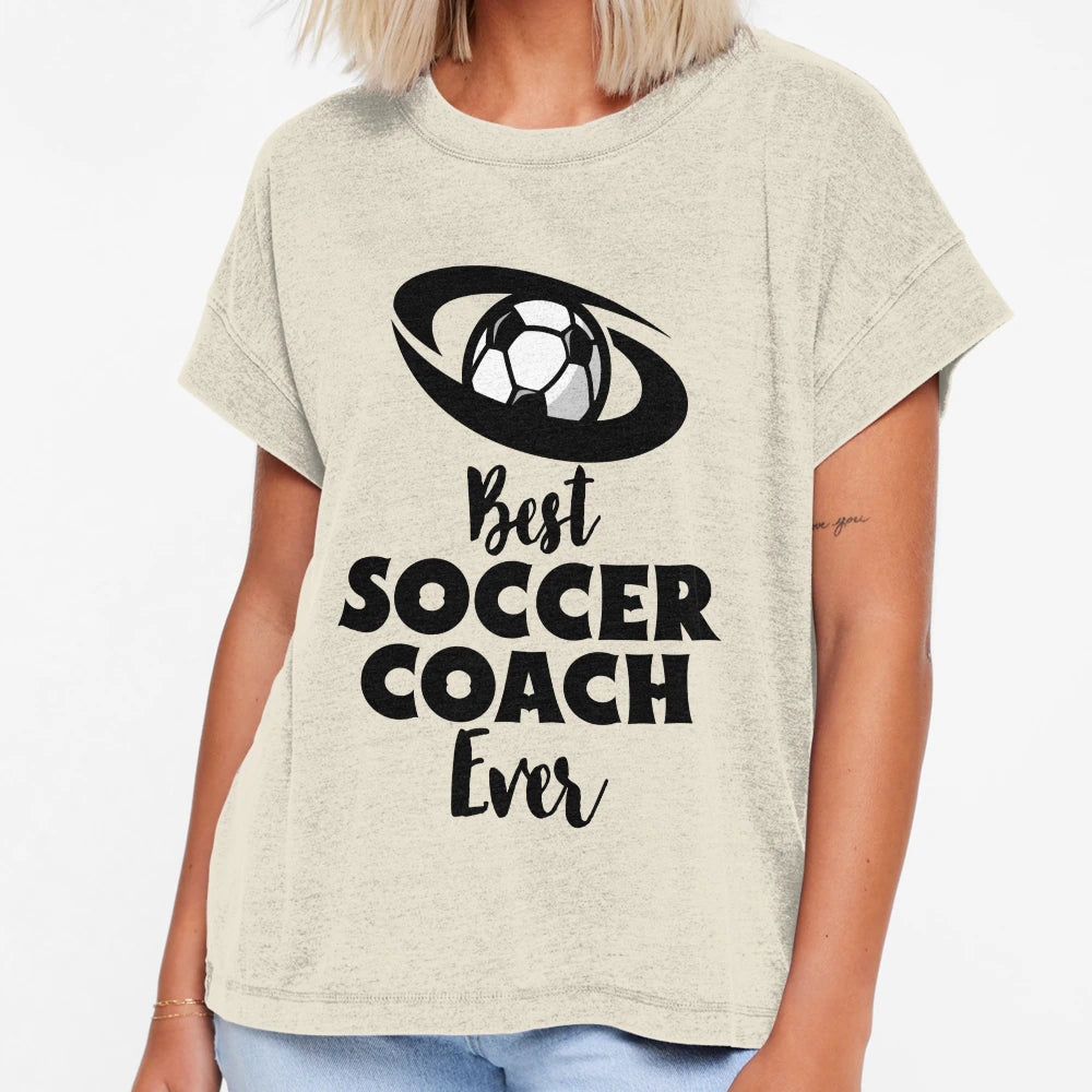 Best Soccer Coach Ever T-Shirt - Novelty Apparel for Adults - T-Shirt, Sweatshirt, Hoodie