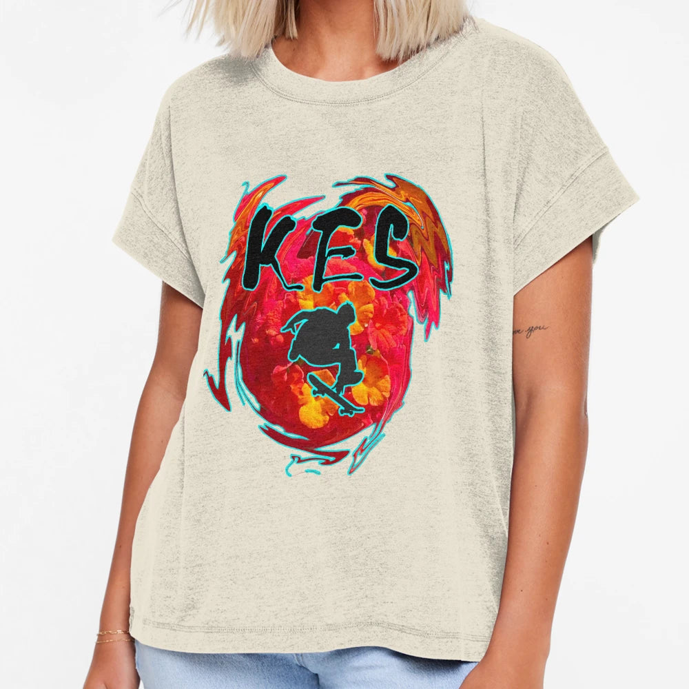 Neon Fire T-Shirt - Aesthetic Graphic Unisex - T-Shirt, Sweatshirt, Hoodie