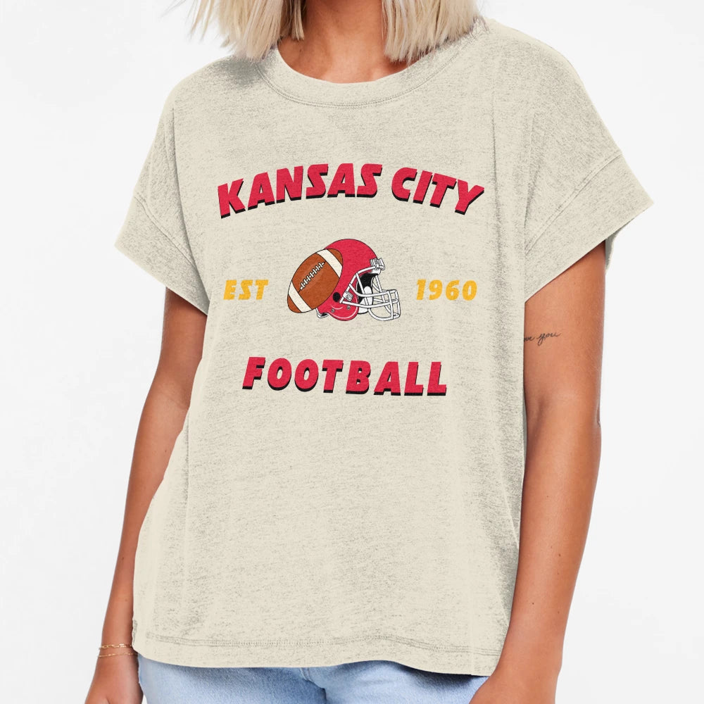 Kansas City Football T-Shirt - Streetwear Style for Adults - T-Shirt, Sweatshirt, Hoodie