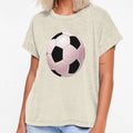 Soccer Ball T-Shirt - Minimalist Print Men Women - T-Shirt, Sweatshirt, Hoodie