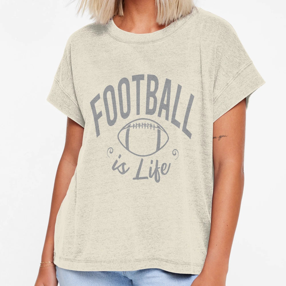 Football Is Life T-Shirt - Aesthetic Graphic for Adults - T-Shirt, Sweatshirt, Hoodie