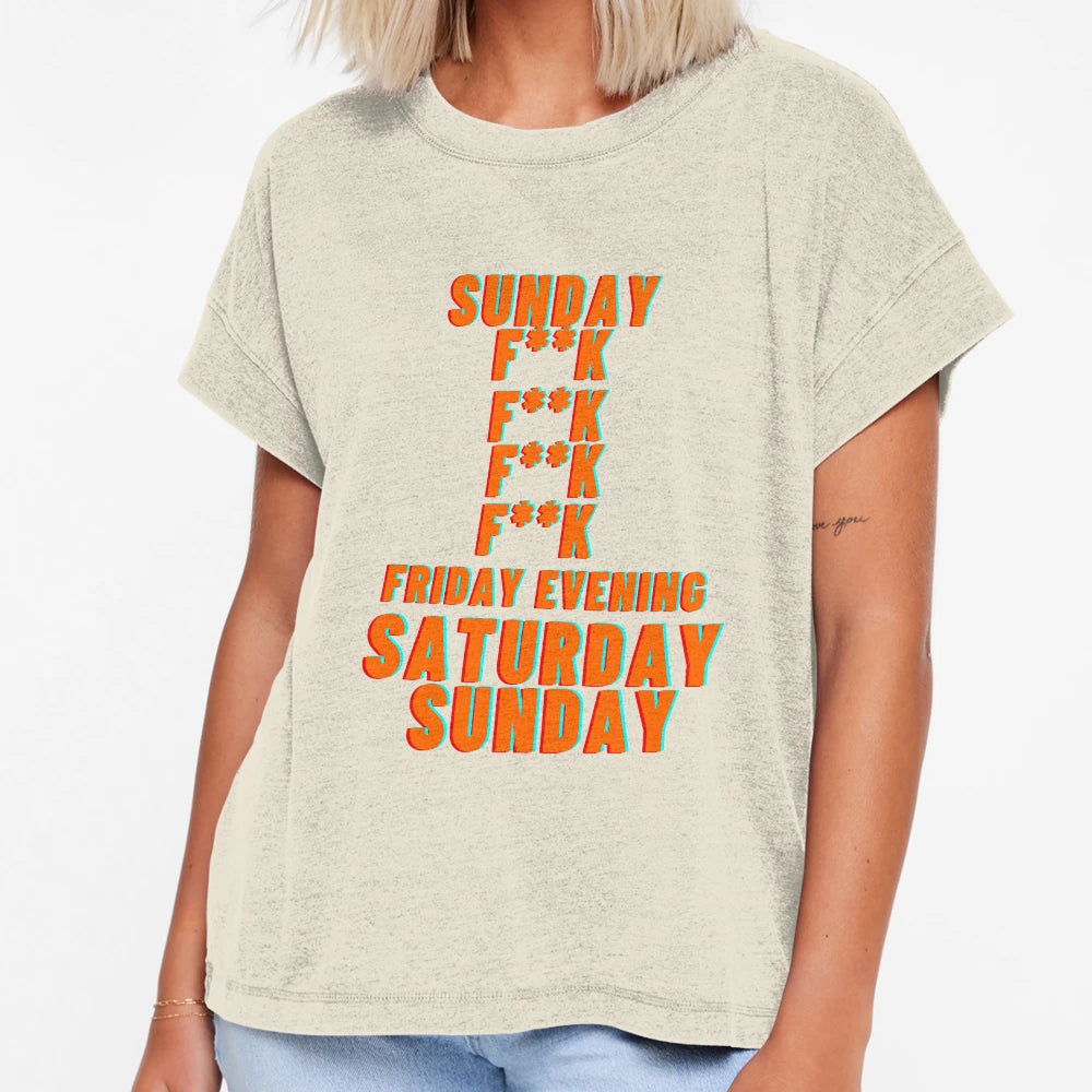 Week Forecast Weekend Party Night Lover T-Shirt - Unique Graphic Unisex - T-Shirt, Sweatshirt, Hoodie
