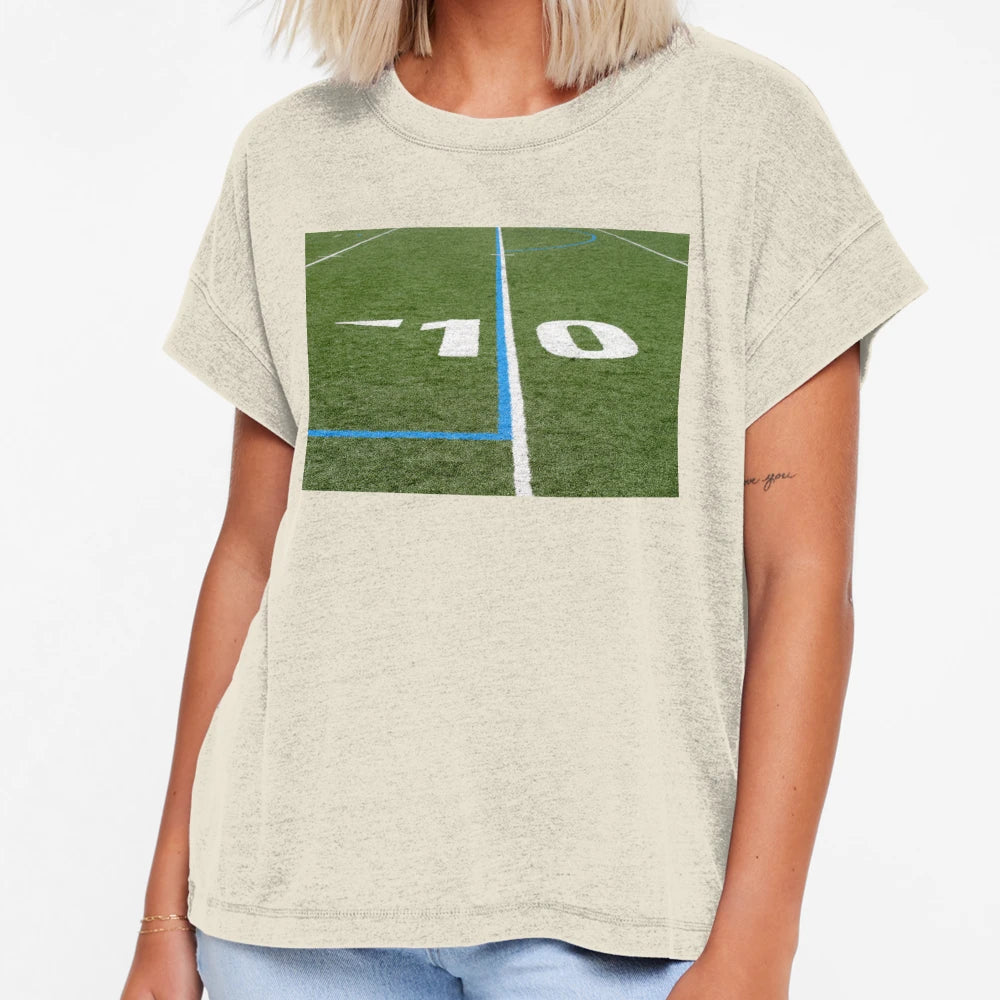 Football Field Ten T-Shirt - Casual Everyday Wear Men Women - T-Shirt, Sweatshirt, Hoodie
