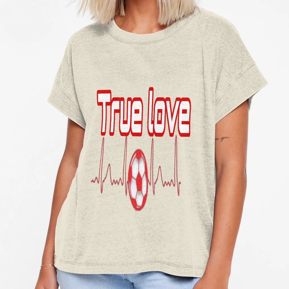 Love Football T-Shirt - Casual Everyday Wear Men Women - T-Shirt, Sweatshirt, Hoodie