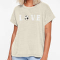 Love Football Gift Football Players Fans T-Shirt - Unique Graphic Unisex - T-Shirt, Sweatshirt, Hoodie