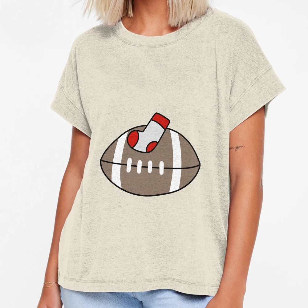 Sock And Football T-Shirt - Custom Art Print Unisex - T-Shirt, Sweatshirt, Hoodie