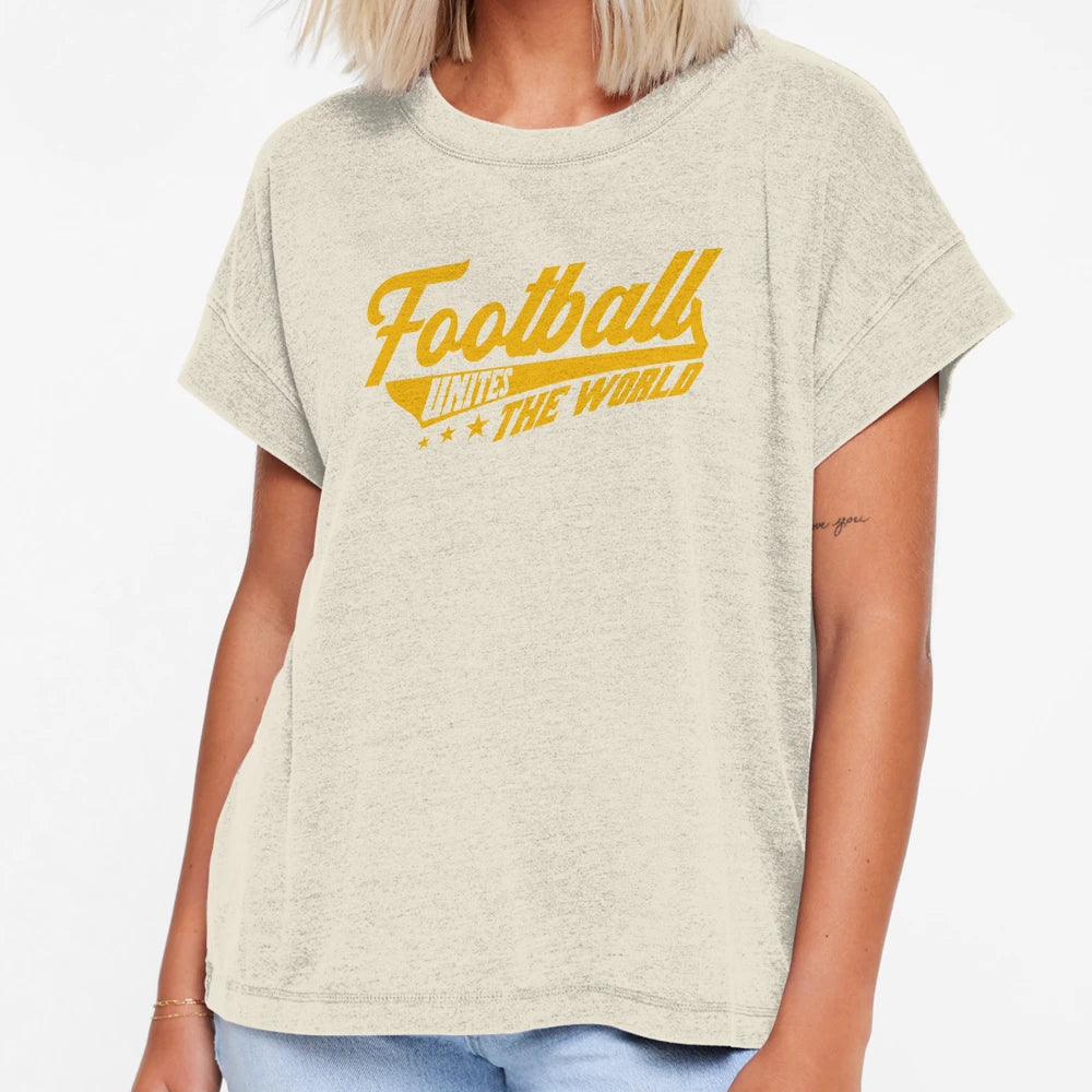 Football Unites World T-Shirt - Custom Art Print Men Women - T-Shirt, Sweatshirt, Hoodie