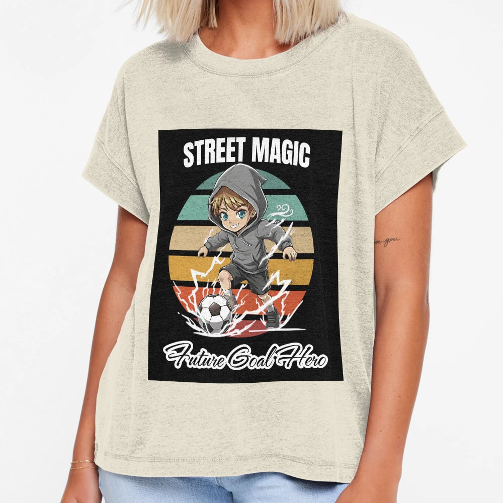 Street Magic Future Goal Hero T-Shirt - Trendy Graphic for Adults - T-Shirt, Sweatshirt, Hoodie