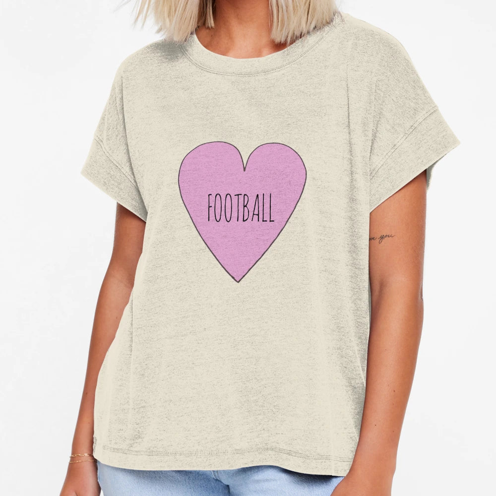 Football Love T-Shirt - Aesthetic Graphic Unisex - T-Shirt, Sweatshirt, Hoodie