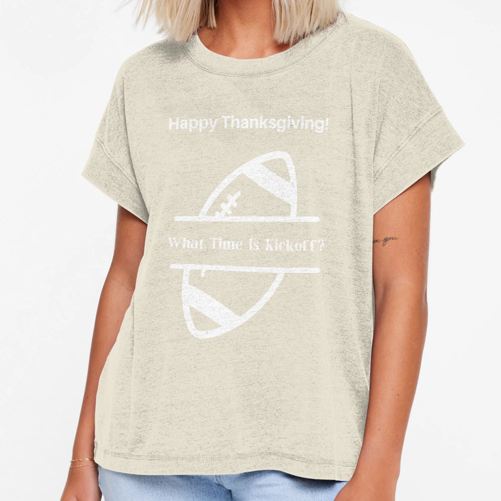 Funny Thanksgiving Football Fan What T-Shirt - Streetwear Style Unisex - T-Shirt, Sweatshirt, Hoodie