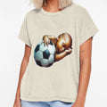 Born To Ball Soccer Fan Memorabilia T-Shirt - Aesthetic Graphic Men Women - T-Shirt, Sweatshirt, Hoodie