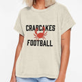 Crabcakes Football T-Shirt - Casual Everyday Wear Unisex - T-Shirt, Sweatshirt, Hoodie
