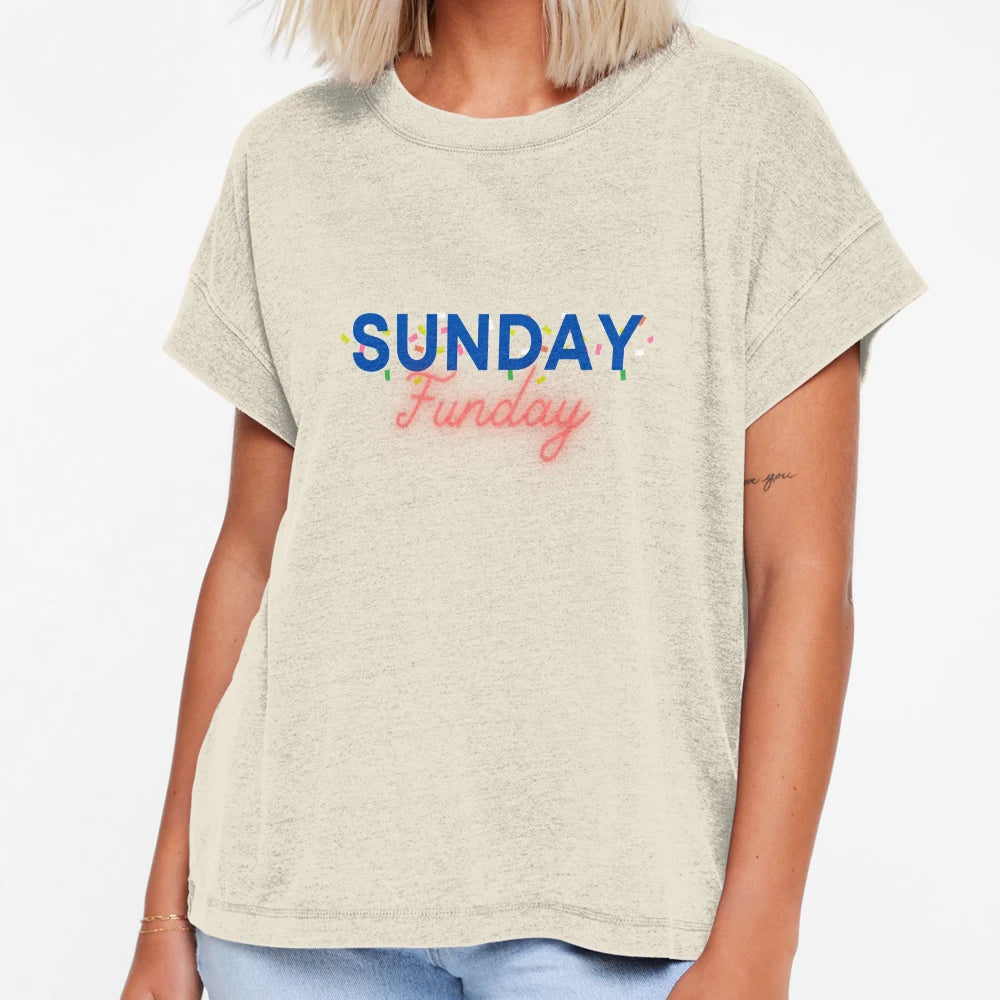 Sunday Funday T-Shirt - Fun Novelty Design for Adults - T-Shirt, Sweatshirt, Hoodie