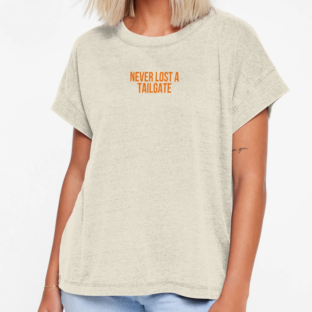 Never Lost Tailgate Orange T-Shirt - Novelty Apparel for Adults - T-Shirt, Sweatshirt, Hoodie