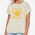 Pittsburgh Distressed Pro Football T-Shirt - Minimalist Print for Adults - T-Shirt, Sweatshirt, Hoodie