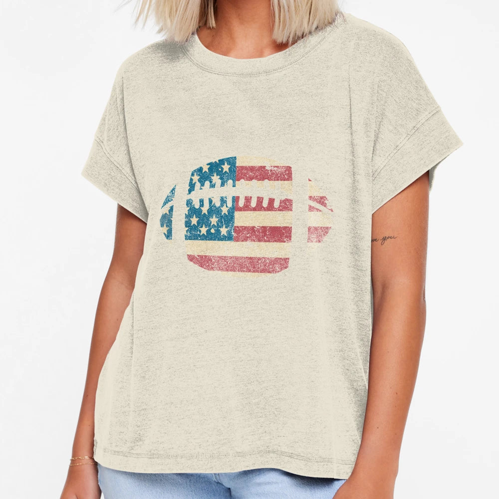 American Football Patriotic Sports T-Shirt - Fun Novelty Design Men Women - T-Shirt, Sweatshirt, Hoodie