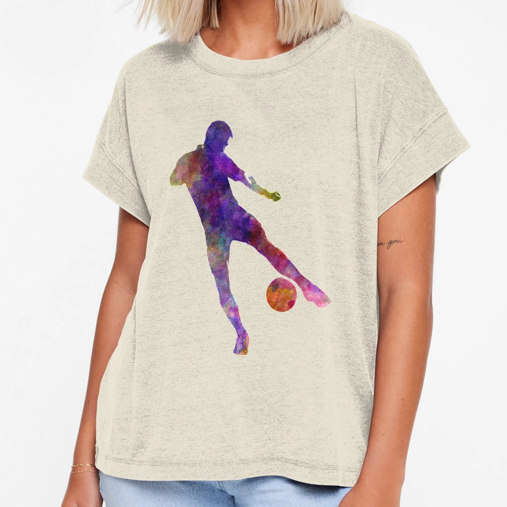 Soccer Football Player 02 T-Shirt - Trendy Graphic for Adults - T-Shirt, Sweatshirt, Hoodie