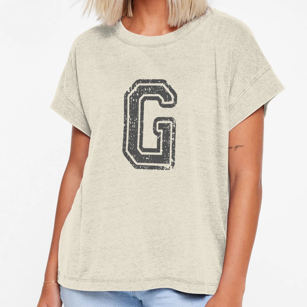 G Initial Letter T-Shirt - Minimalist Print Unisex - T-Shirt, Sweatshirt, Hoodie