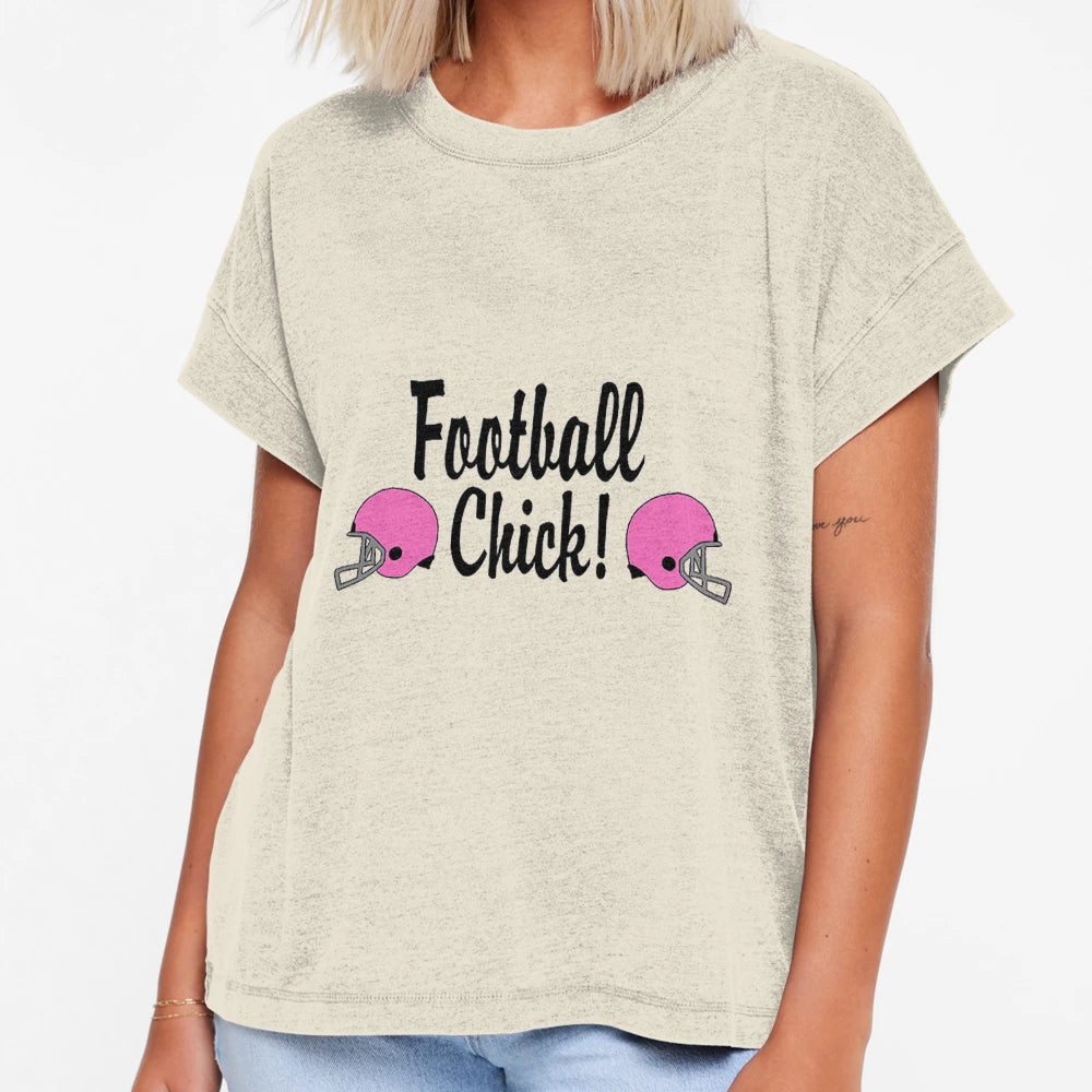 Football Chick T-Shirt - Graphic Print for Adults - T-Shirt, Sweatshirt, Hoodie