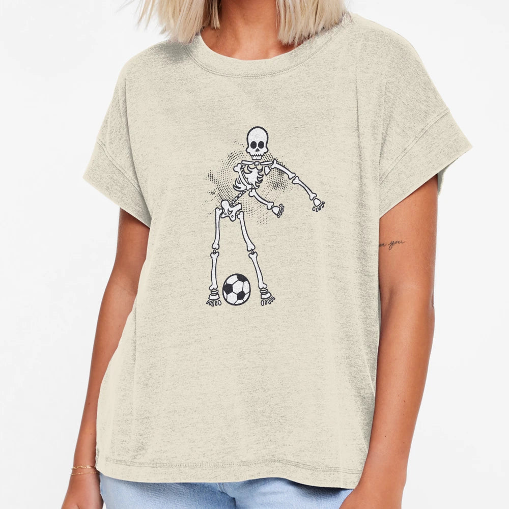 Dabbing Skeleton Soccer Ball T-Shirt - Trendy Graphic Men Women - T-Shirt, Sweatshirt, Hoodie