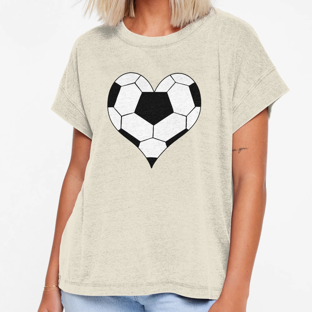 I Love Soccer Sports Athlete Gift T-Shirt - Minimalist Print Men Women - T-Shirt, Sweatshirt, Hoodie