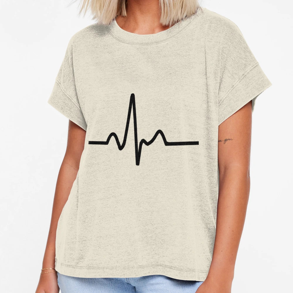 Ecg Trace T-Shirt - Graphic Print Men Women - T-Shirt, Sweatshirt, Hoodie
