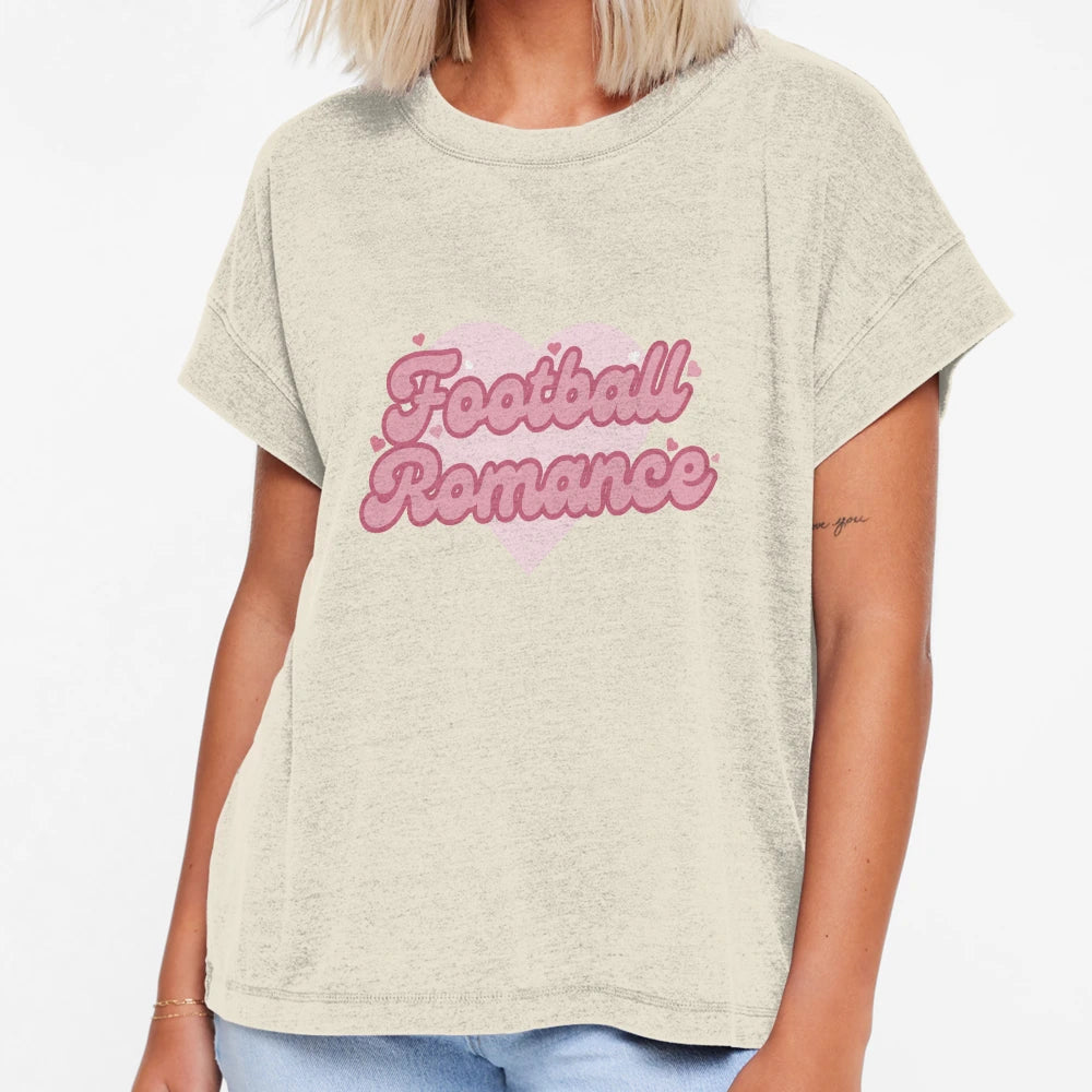 Football Romance T-Shirt - Minimalist Print Men Women - T-Shirt, Sweatshirt, Hoodie