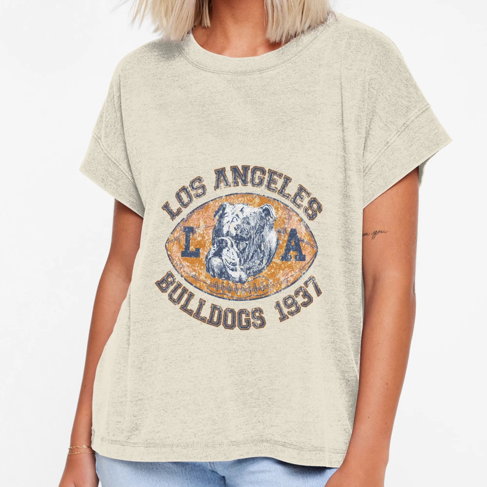 La Bulldogs T-Shirt - Custom Art Print Men Women - T-Shirt, Sweatshirt, Hoodie