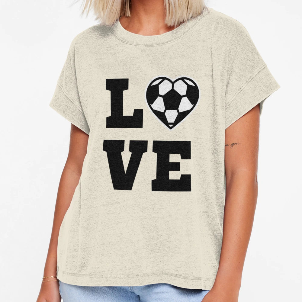 Football Soccer Love Theme Gift T-Shirt - Casual Everyday Wear Unisex - T-Shirt, Sweatshirt, Hoodie