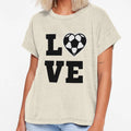 Football Soccer Love Theme Gift T-Shirt - Casual Everyday Wear Unisex - T-Shirt, Sweatshirt, Hoodie
