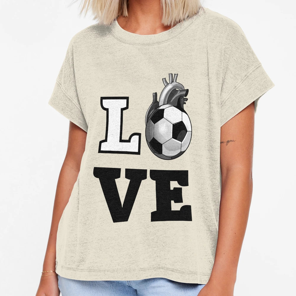 Love Soccer T-Shirt - Novelty Apparel for Adults - T-Shirt, Sweatshirt, Hoodie
