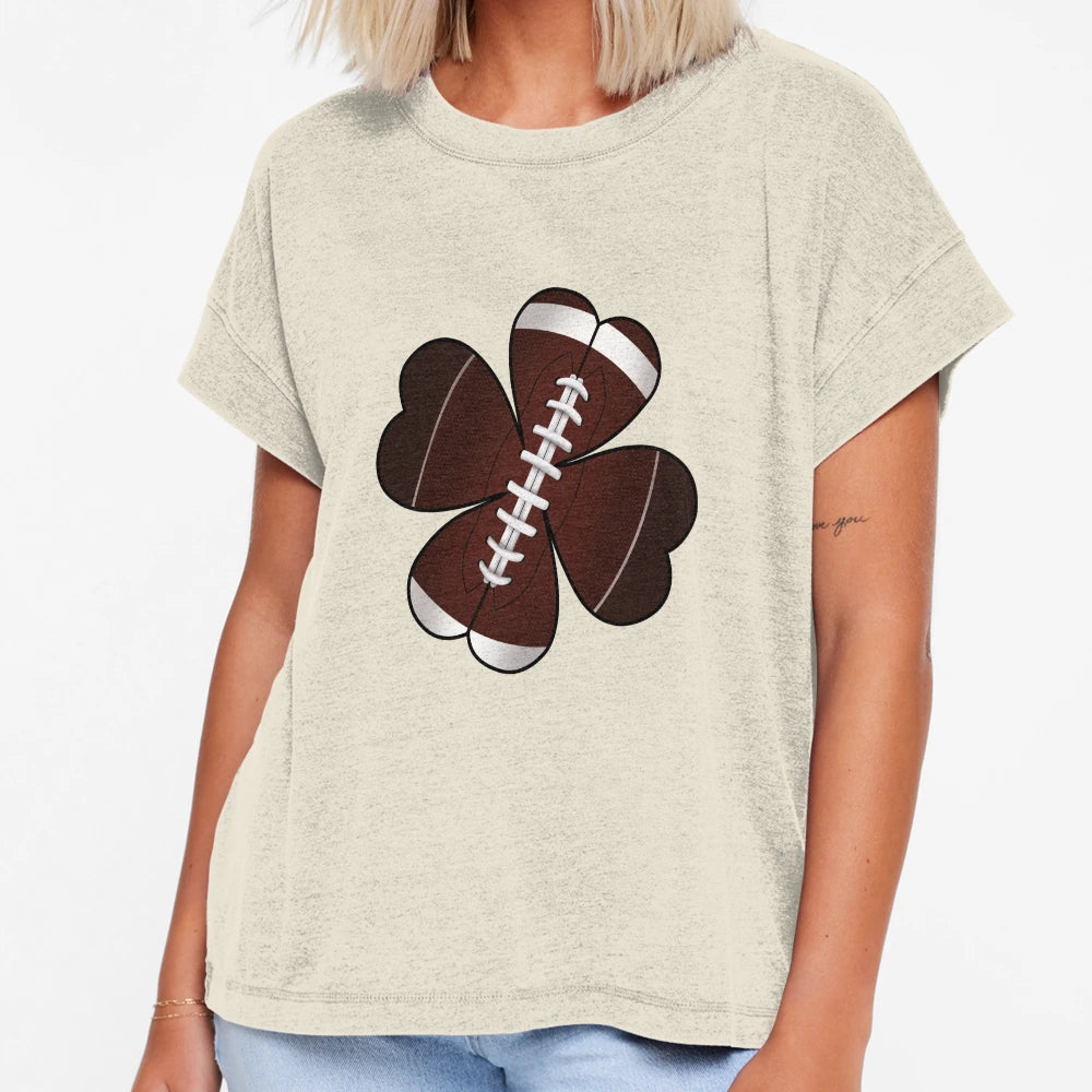 Clover Football T-Shirt - Fun Novelty Design Unisex - T-Shirt, Sweatshirt, Hoodie
