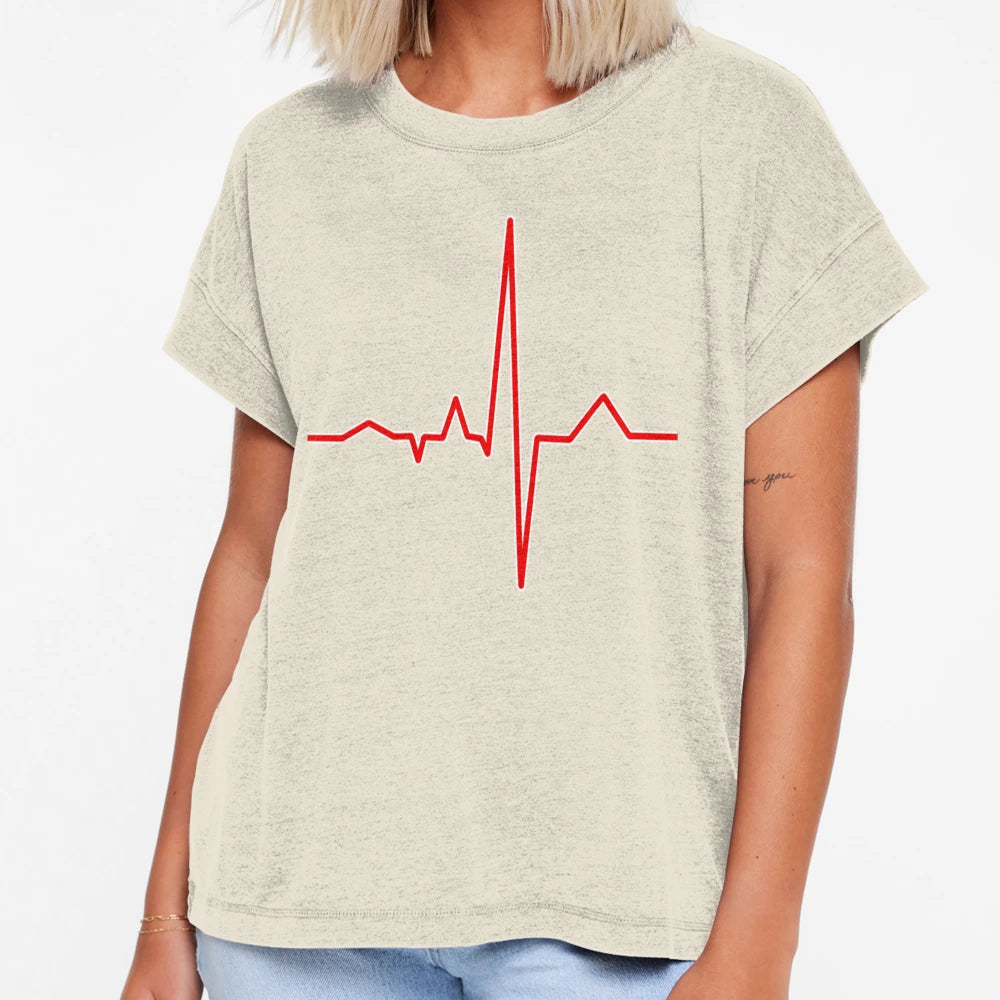 Heartbeat T-Shirt - Trendy Graphic Unisex - T-Shirt, Sweatshirt, Hoodie