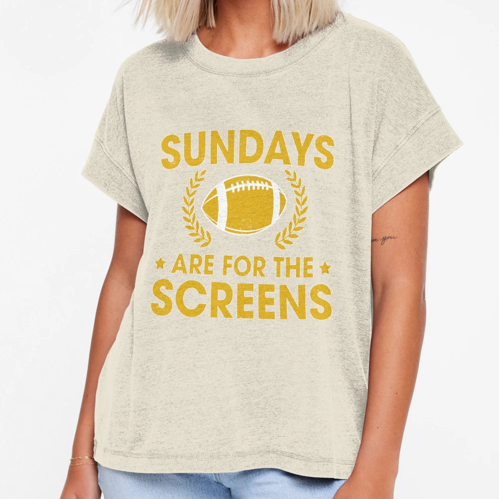 Funny Sundays Are Screens Fantasy T-Shirt - Streetwear Style Men Women - T-Shirt, Sweatshirt, Hoodie