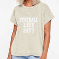 American Football Life 24 7 Football T-Shirt - Trendy Graphic Men Women - T-Shirt, Sweatshirt, Hoodie