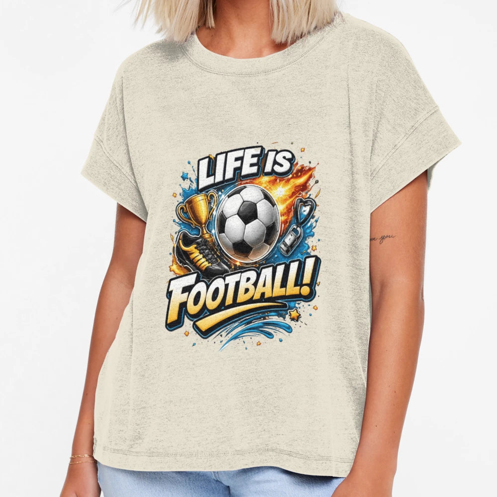 Life Is Football T-Shirt - Unique Graphic for Adults - T-Shirt, Sweatshirt, Hoodie