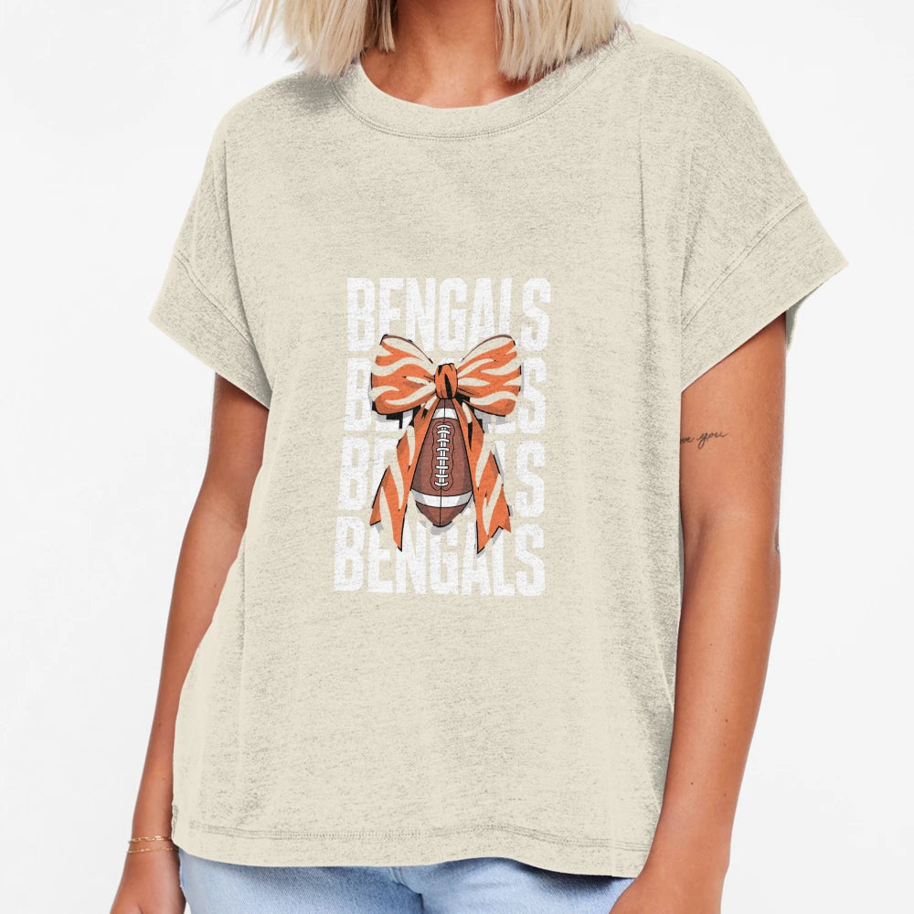 Tiger Coquette Bow T-Shirt - Aesthetic Graphic for Adults - T-Shirt, Sweatshirt, Hoodie