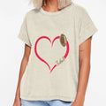 Football Heart Love T-Shirt - Aesthetic Graphic for Adults - T-Shirt, Sweatshirt, Hoodie