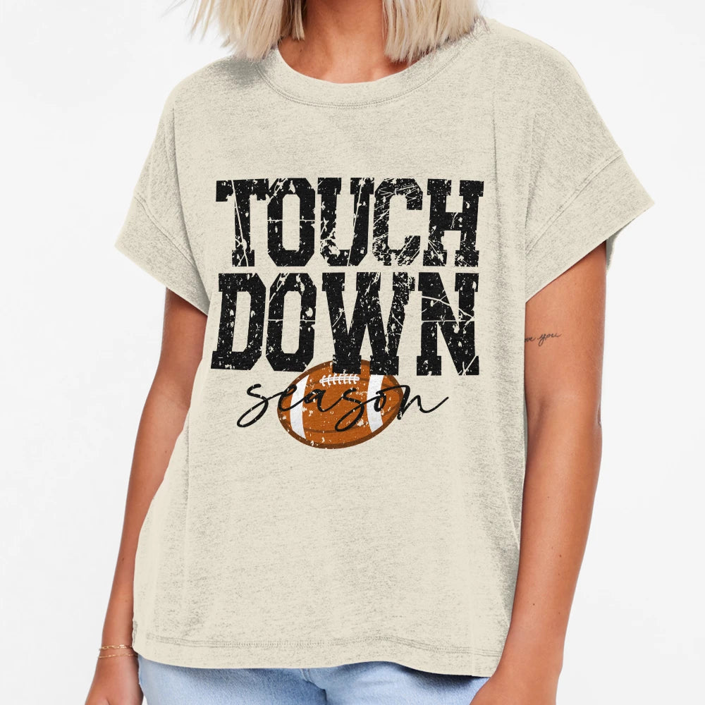 Touch Down Match Maman Pull Football T-Shirt - Trendy Graphic Men Women - T-Shirt, Sweatshirt, Hoodie