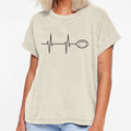 Football Fan Heartbeat T-Shirt - Casual Everyday Wear Men Women - T-Shirt, Sweatshirt, Hoodie