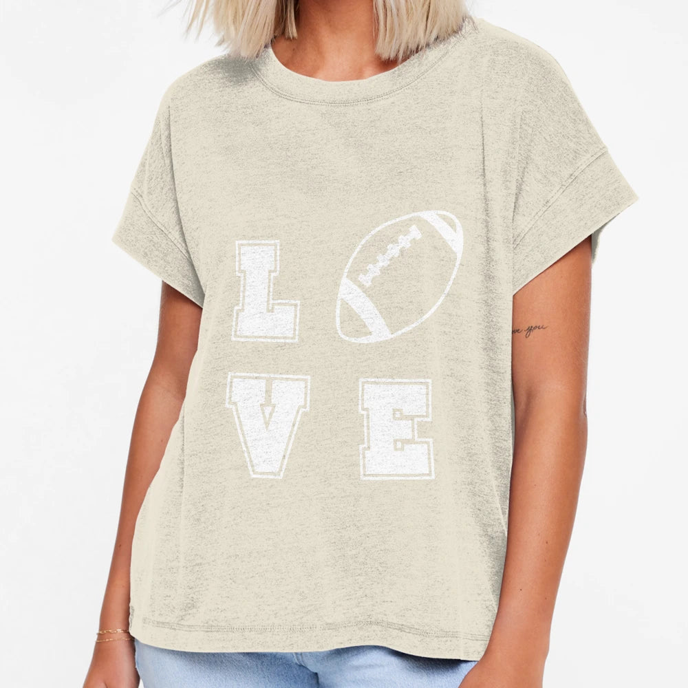 Love Football T-Shirt - Fun Novelty Design Men Women - T-Shirt, Sweatshirt, Hoodie