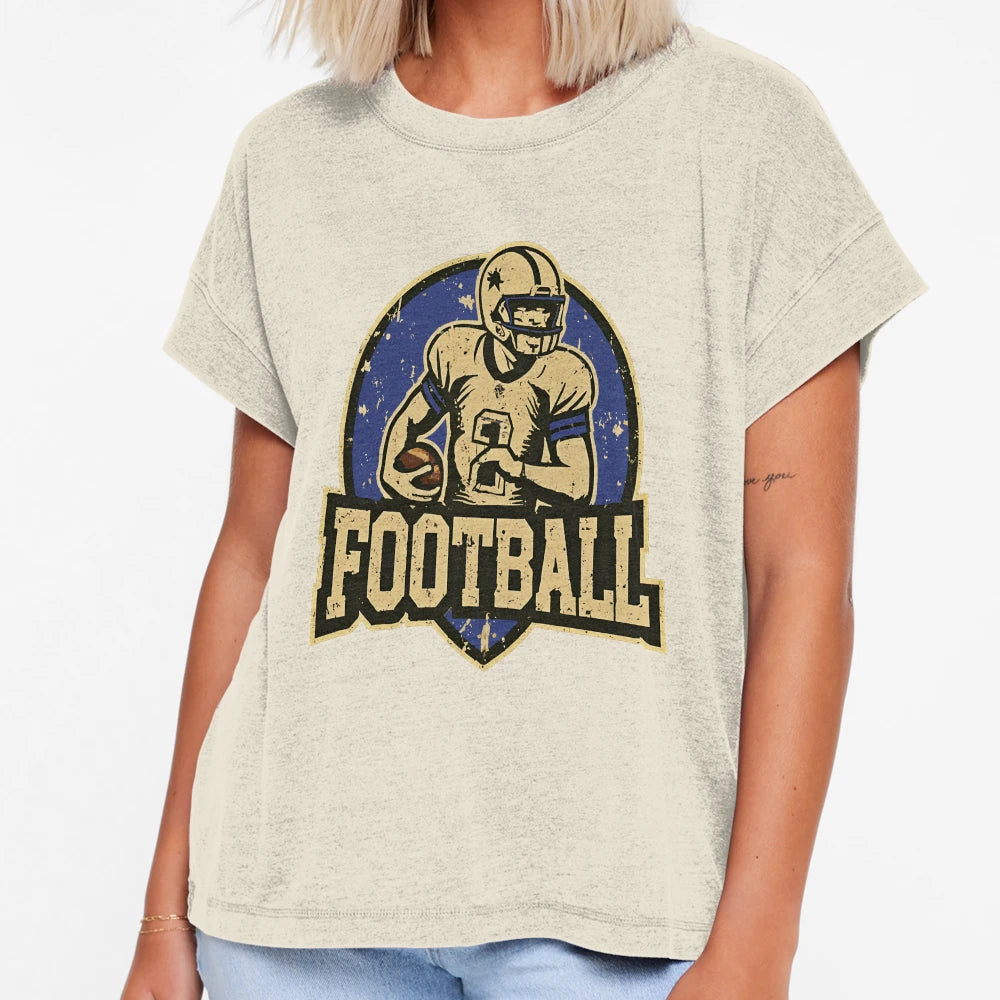 Football Sports Logo T-Shirt - Casual Everyday Wear Unisex - T-Shirt, Sweatshirt, Hoodie