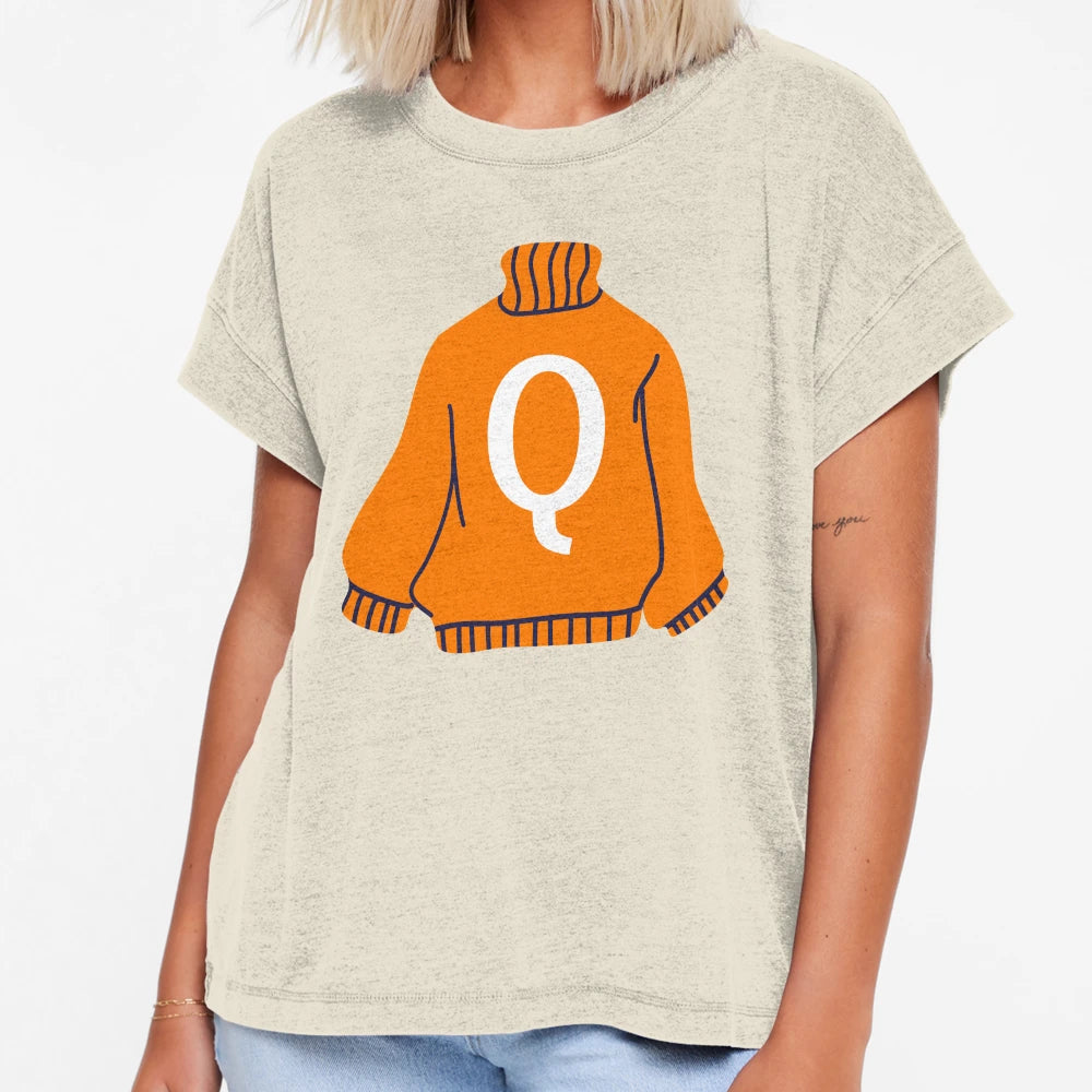 Letter T-Shirt - Trendy Graphic Unisex - T-Shirt, Sweatshirt, Hoodie