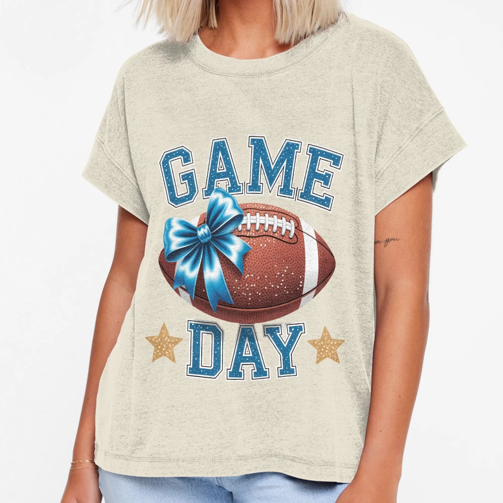 Game Day Football Season Football T-Shirt - Minimalist Print for Adults - T-Shirt, Sweatshirt, Hoodie