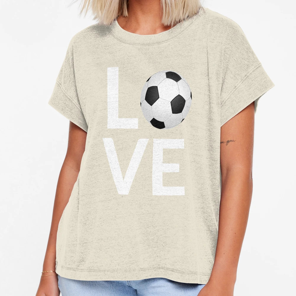 Soccer Is My Love T-Shirt - Minimalist Print for Adults - T-Shirt, Sweatshirt, Hoodie