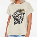 Kickoff Vibes Only Game Day Football T-Shirt - Unique Graphic Men Women - T-Shirt, Sweatshirt, Hoodie