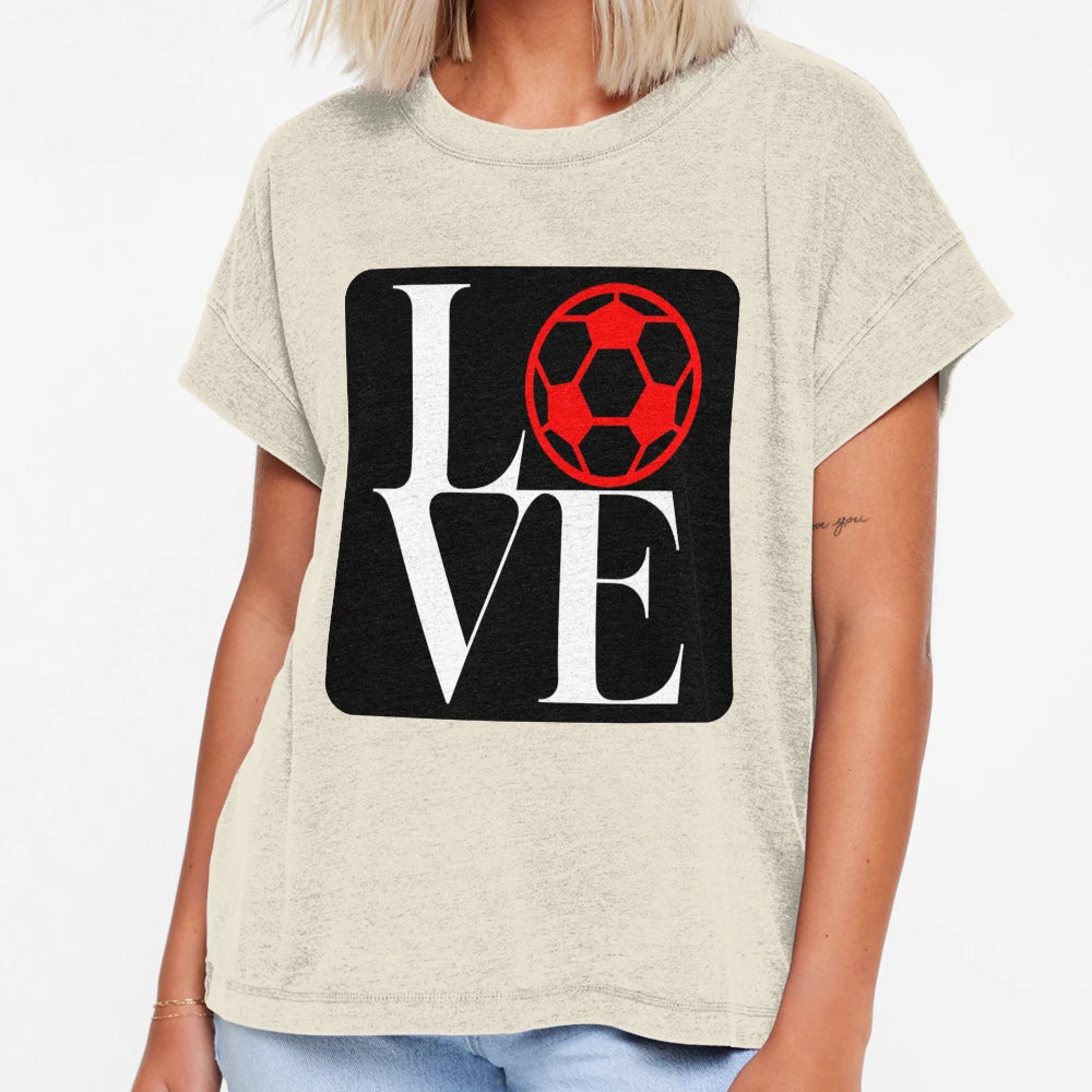 Love Football T-Shirt - Fun Novelty Design Men Women - T-Shirt, Sweatshirt, Hoodie