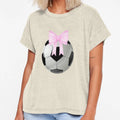 Soccer Mom Soccer Ball T-Shirt - Aesthetic Graphic for Adults - T-Shirt, Sweatshirt, Hoodie